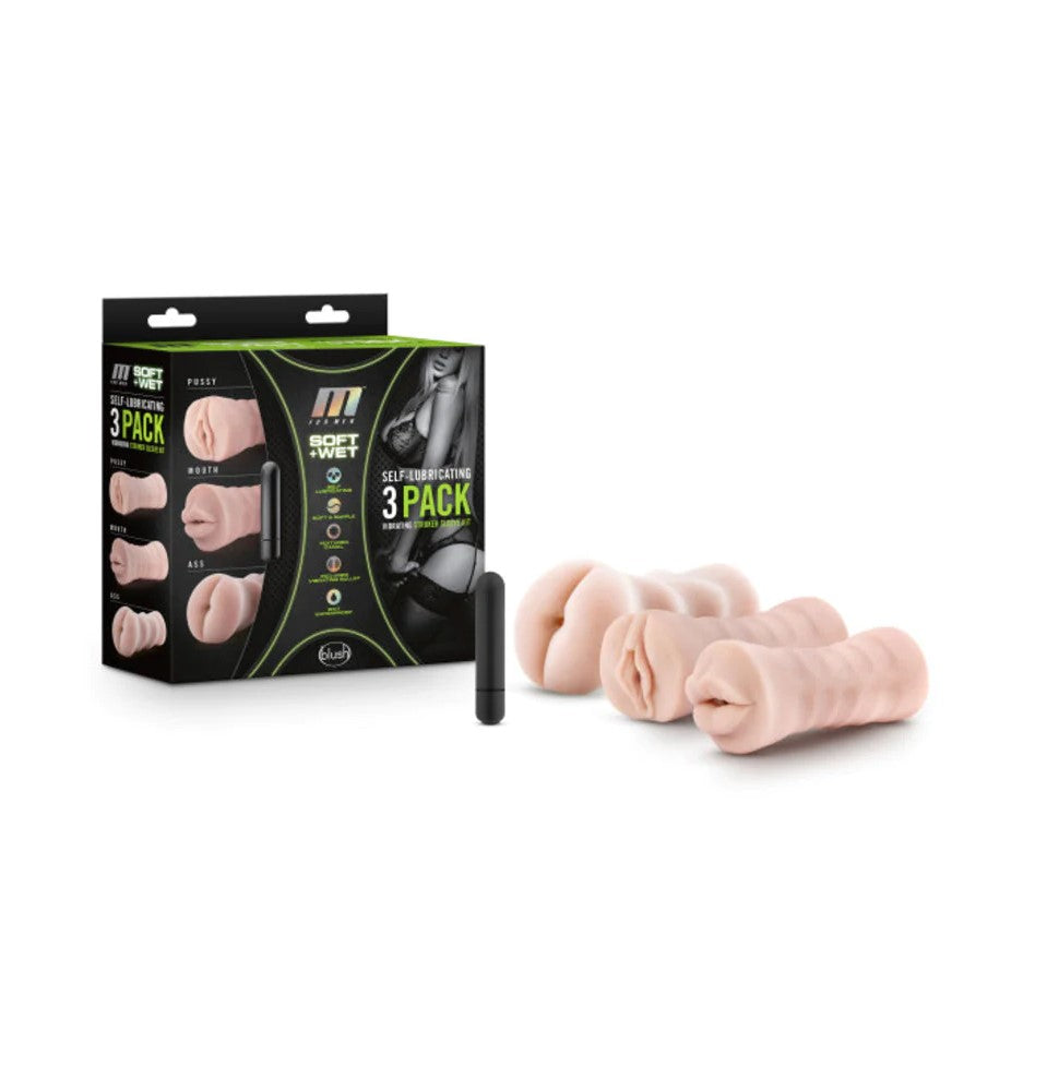 M for Men 3pk Strokers