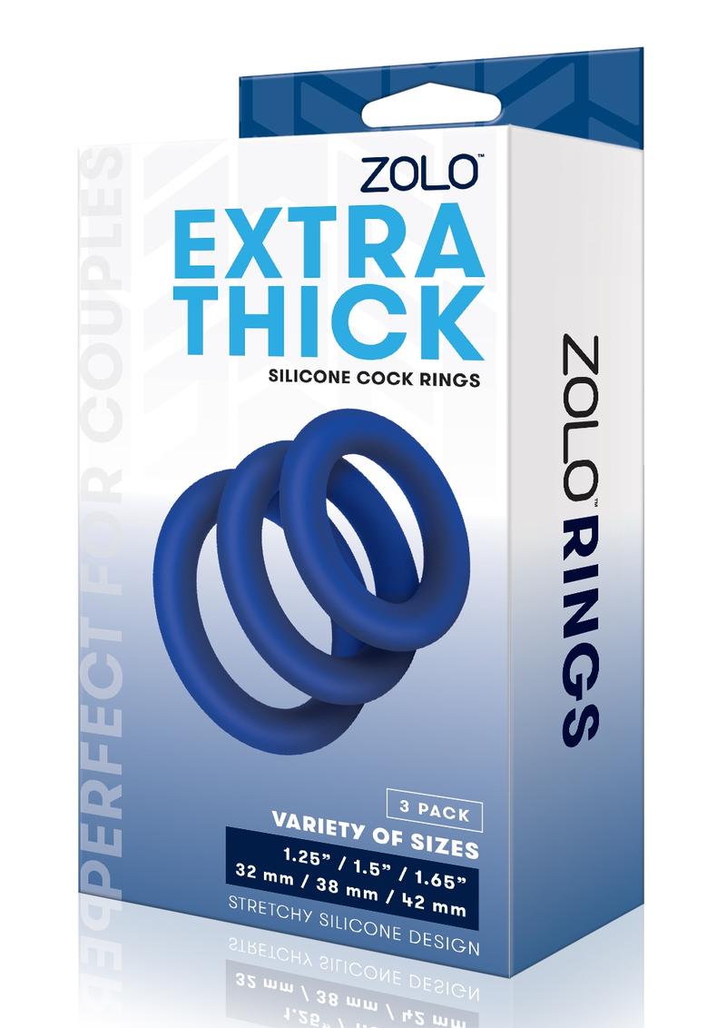 ZOLO Extra Thick Silicone Cock Rings