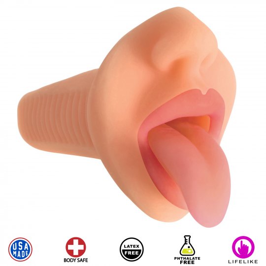 Mistress Courtney Vibrating Mouth Stroker