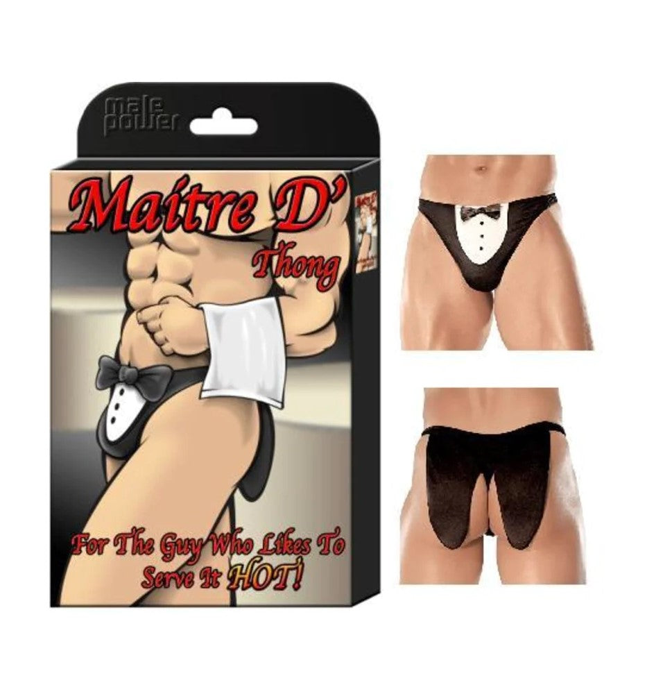 Male Power Maitre D Thong