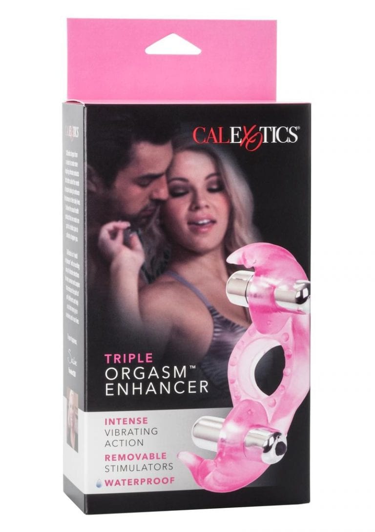 Triple Orgasms Erection Enhancer With Dual Micro Stimulators Pink