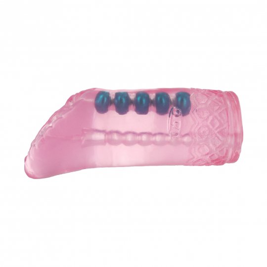 Pink Beaded Pussy Stroker