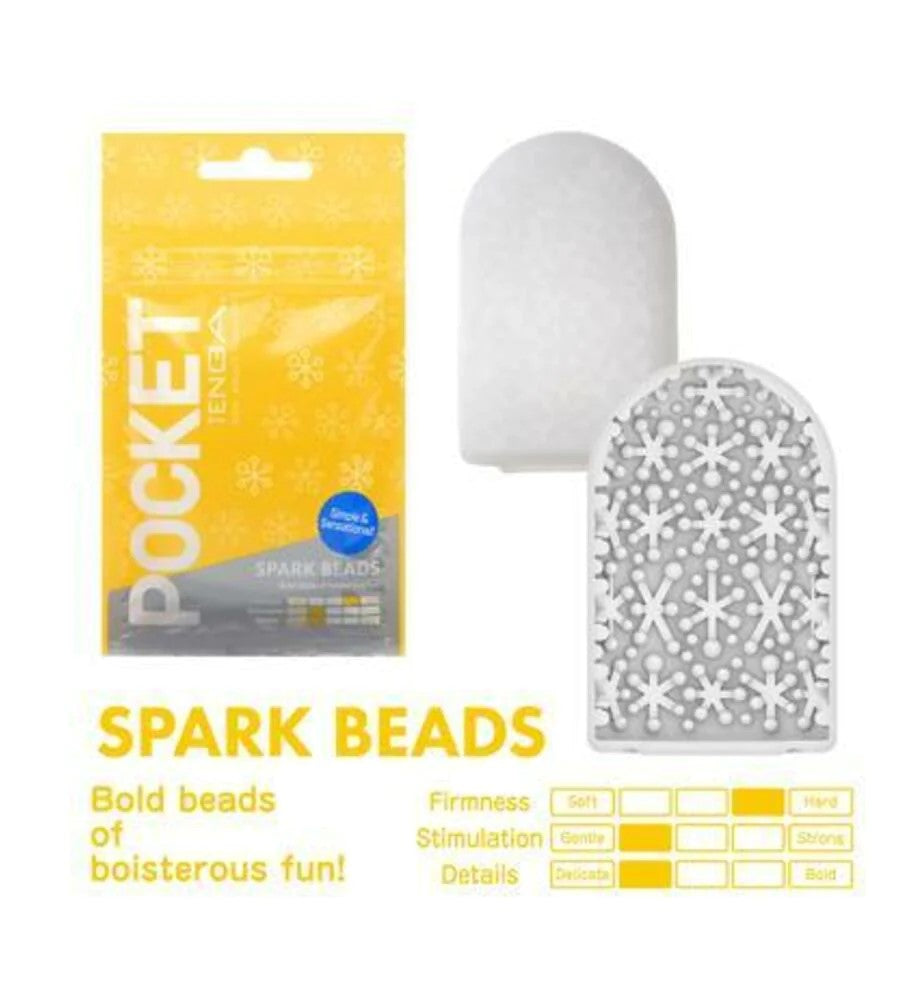 Tenga Pocket Masturbator Sleeve Spark Beads