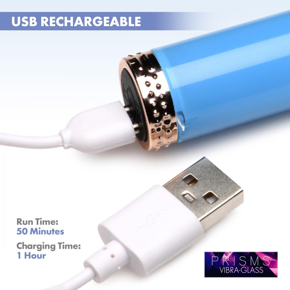 Vibra-Glass 10X Mini Vibe Blue